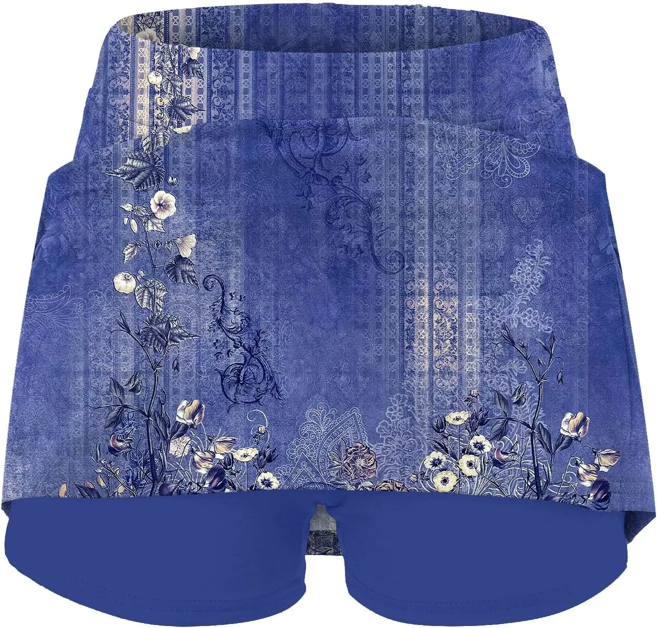 aihihe Golf Skirts for Women Tummy Control Long Womens Biker Shorts with Pockets Running Shorts Men 5 inch