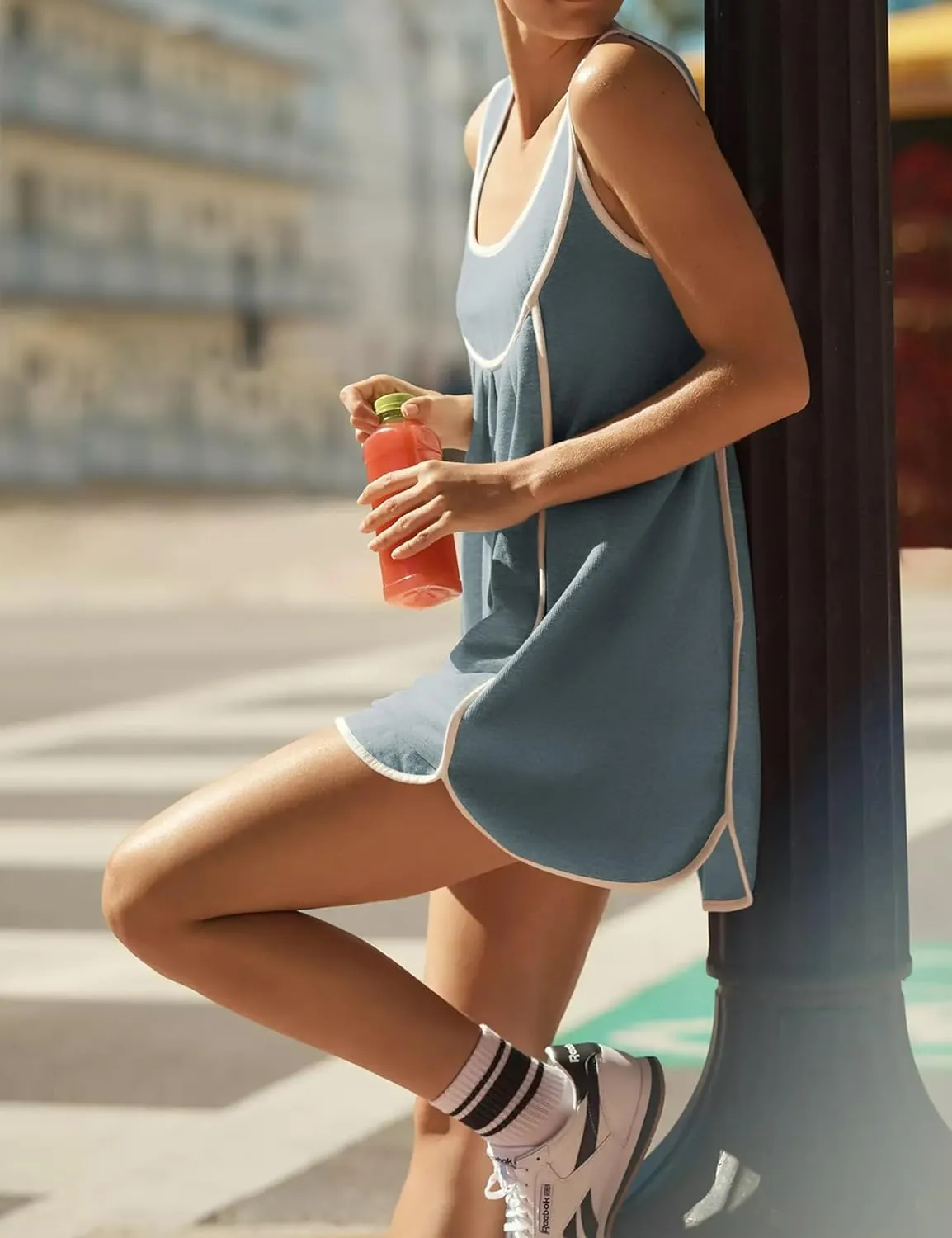 Athlisan Womens Summer Athletic Sleeveless Mini Dress Casual Workout Tennis Dress Sundress