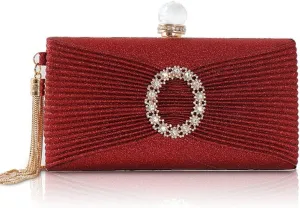 Clutch Bag Women Hand Bag Lady's Shoulder Bag Crystal Evening Bags Wedding Clutches Purse Party Tassel Bag