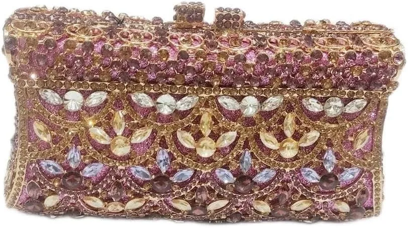 Colorful Clutch Bag For Party Wedding Crystal Evening Bags Handbag Bridal Clutch Purse evening clutch