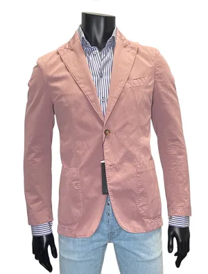 COTTON/SILK PEAK LAPPEL SOFT JACKET - DEBONAIR