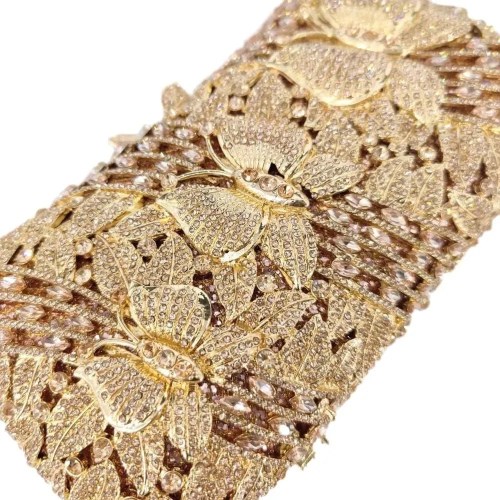 Crystal Clutch Evening Bags for Women Formal Party Rhinestone Purses Wedding Bridal Handbags