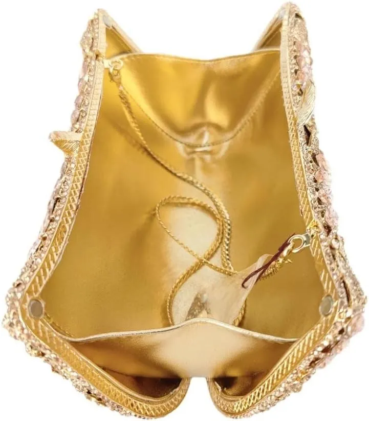 Crystal Clutch Evening Bags for Women Formal Party Rhinestone Purses Wedding Bridal Handbags