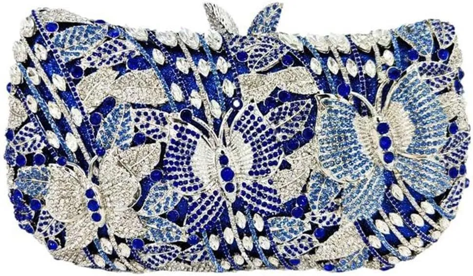 Crystal Clutch Evening Bags for Women Formal Party Rhinestone Purses Wedding Bridal Handbags