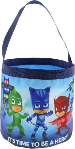 Disney PJ Masks Boys Girls Collapsible Gift Basket Bucket Gift Tote Bag