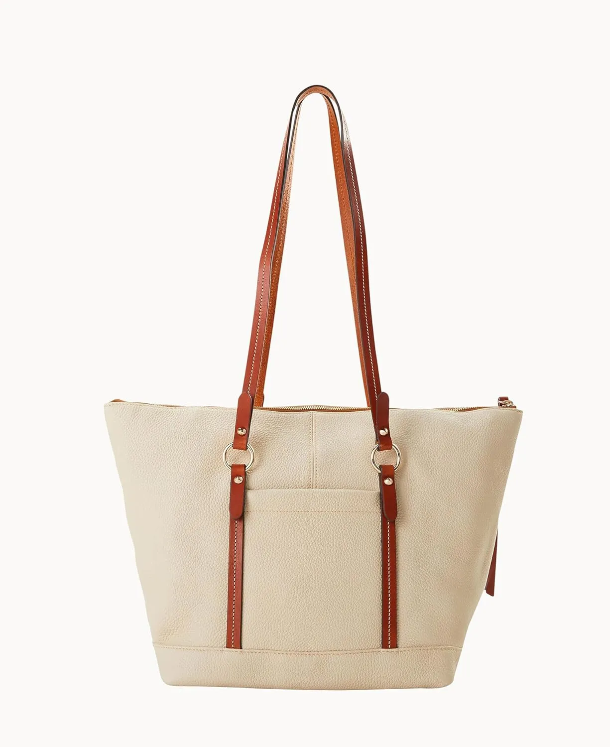 Dooney & Bourke Handbags for Women, Pebble Grain Leather Tote Bag with Zipper & Compartments