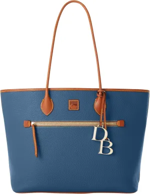 Dooney & Bourke Large Tote Bags for Women, Large Leather Tote Bag with Zipper Pockets and Long Shoulder Straps