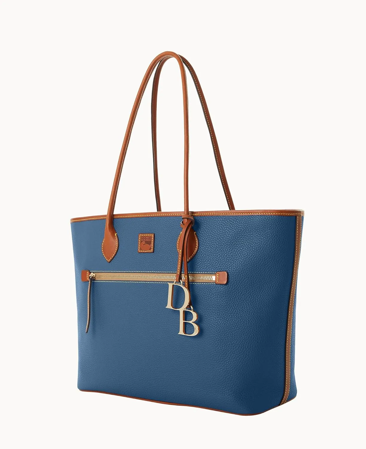 Dooney & Bourke Large Tote Bags for Women, Large Leather Tote Bag with Zipper Pockets and Long Shoulder Straps