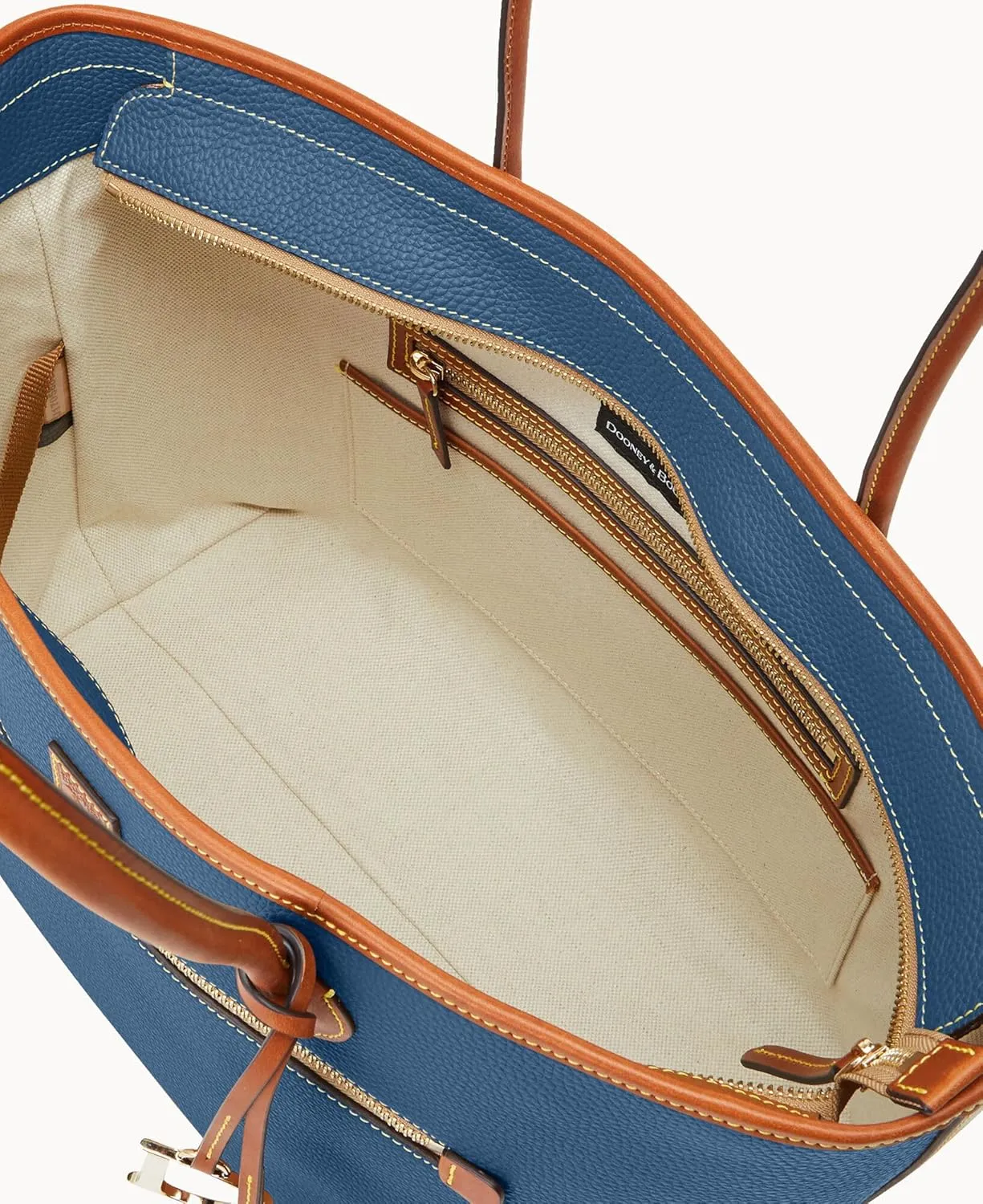 Dooney & Bourke Large Tote Bags for Women, Large Leather Tote Bag with Zipper Pockets and Long Shoulder Straps