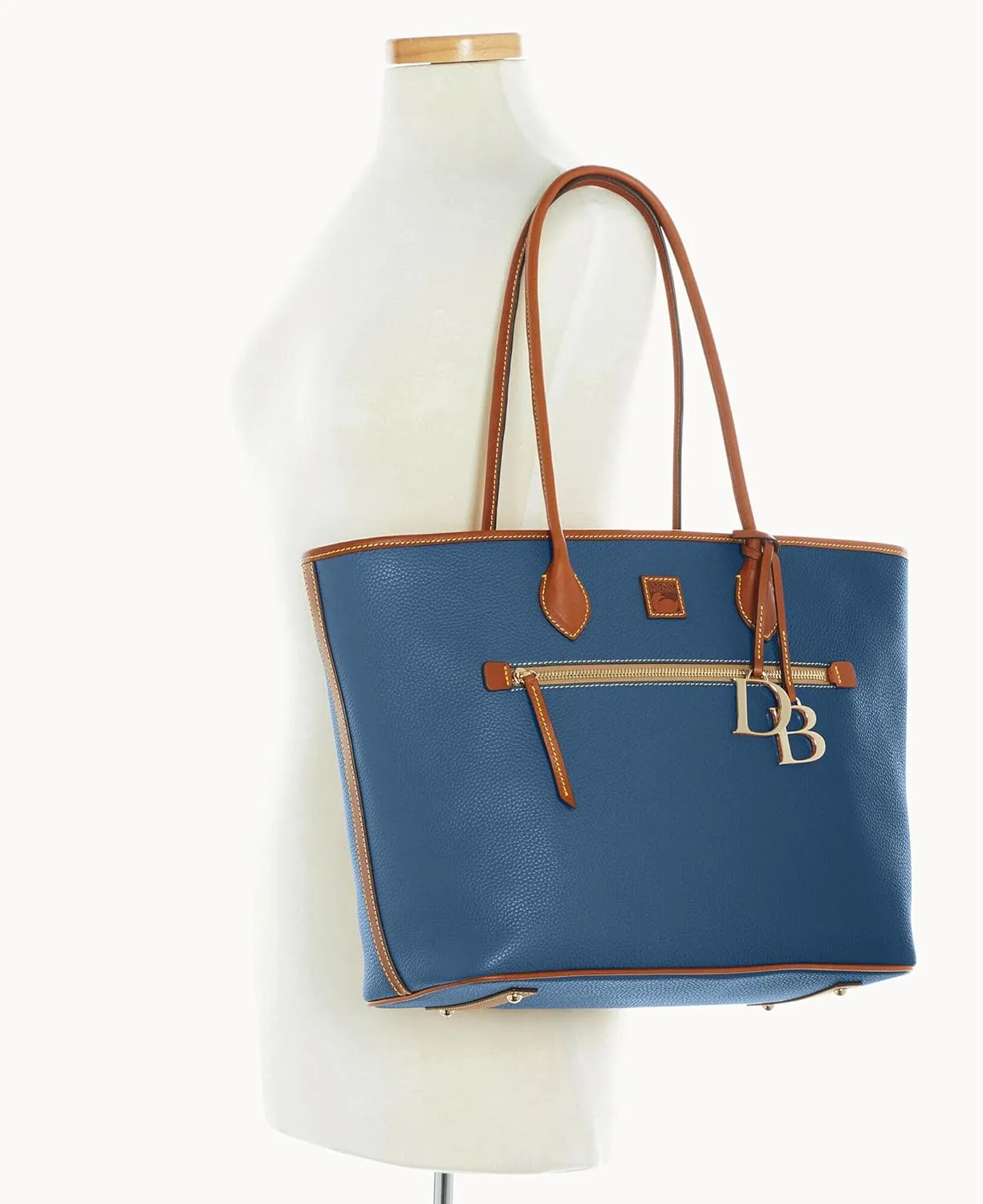 Dooney & Bourke Large Tote Bags for Women, Large Leather Tote Bag with Zipper Pockets and Long Shoulder Straps