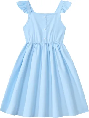 Dress for Girls Casual Dresses Sleeveless A-line Sundress Summer Dresses for Girls 7-11 Party Dress