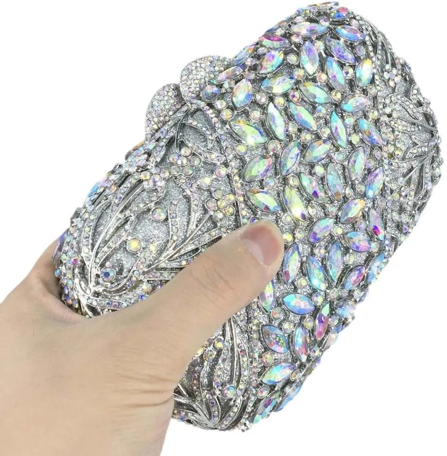 Evening Clutch Bags for Women Formal Party Rhinestone Bags Wedding Party Crystal Clutch Purses