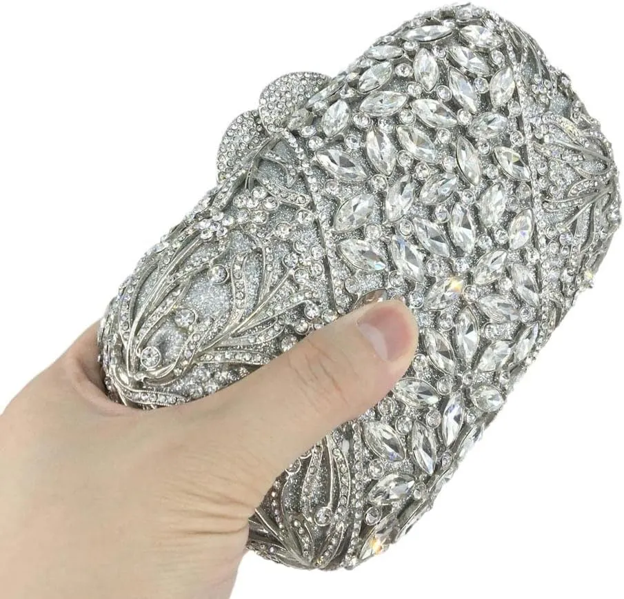 Evening Clutch Bags for Women Formal Party Rhinestone Bags Wedding Party Crystal Clutch Purses