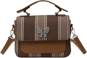 Fashion Vegan Leather Shoulder Crossbody Bags for Women Y2k Handbag Hobo Totes Purse Satchel Plaid Clutch