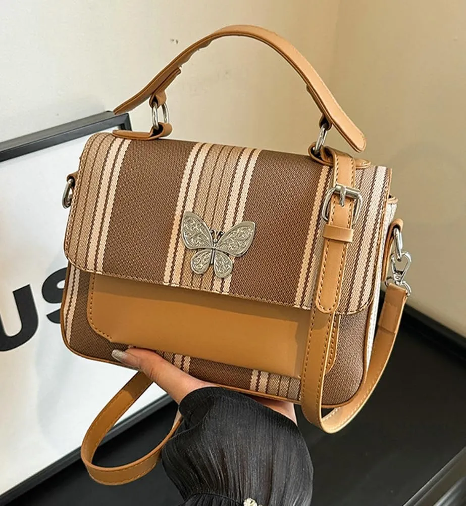 Fashion Vegan Leather Shoulder Crossbody Bags for Women Y2k Handbag Hobo Totes Purse Satchel Plaid Clutch
