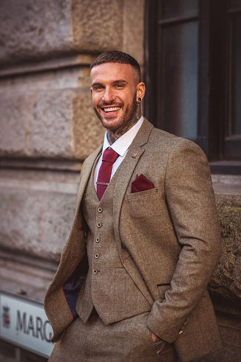 Gaston Sage Tweed Blazer