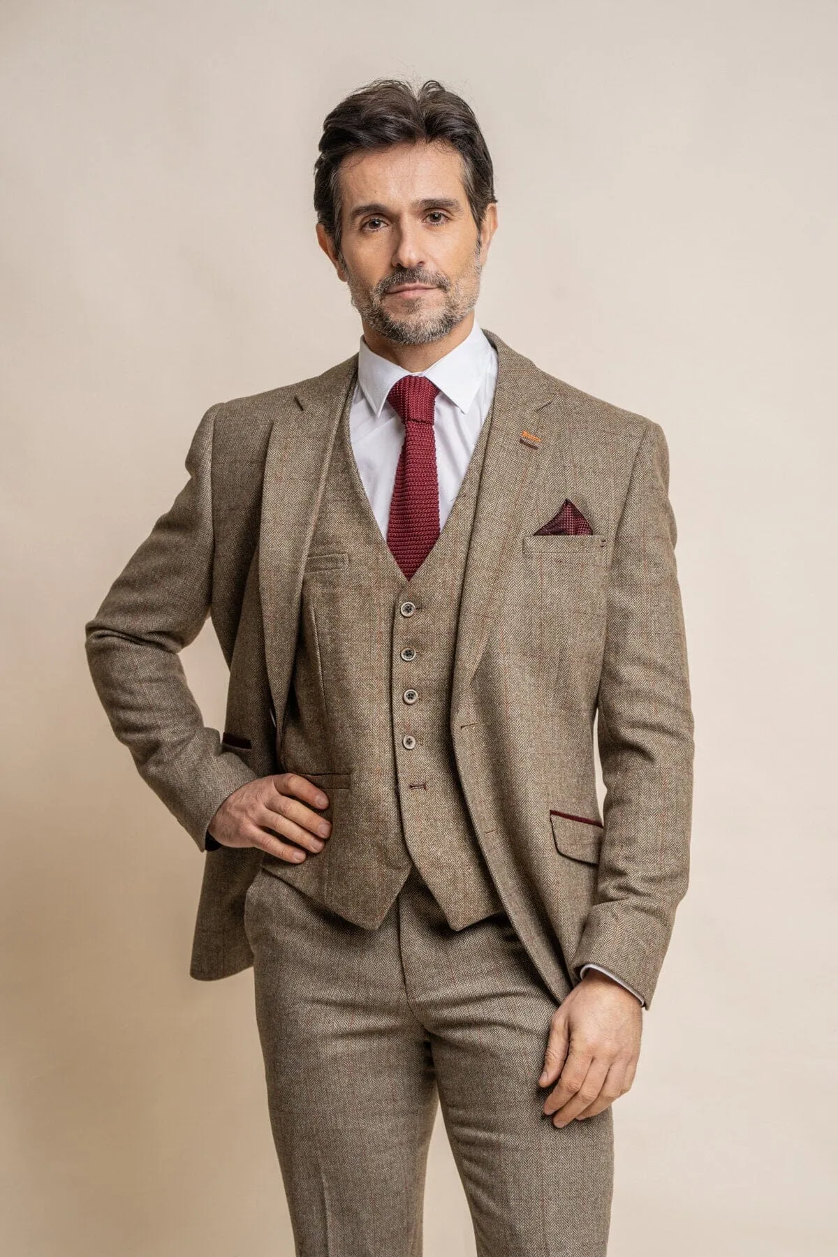 Gaston Sage Tweed Blazer