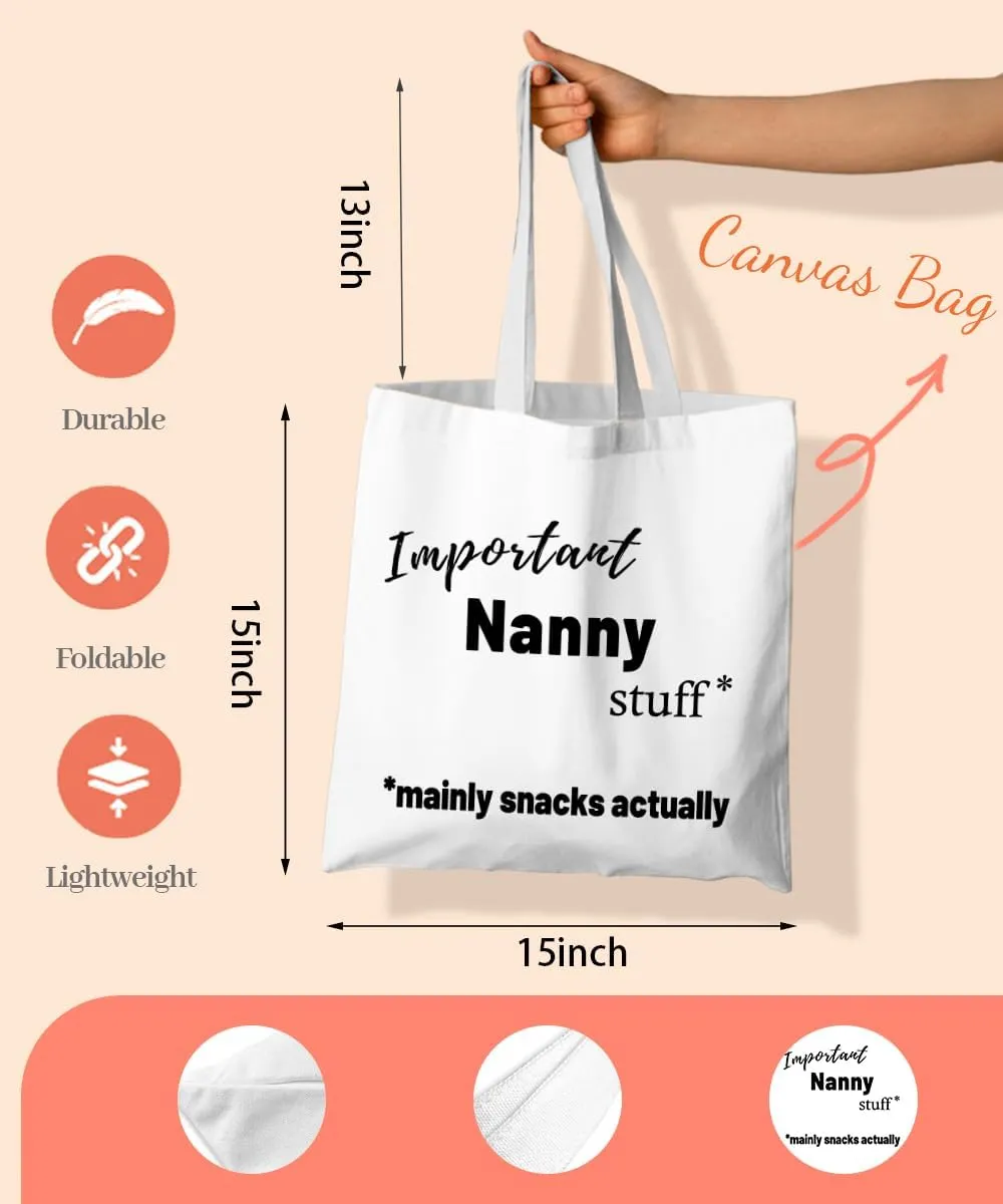 Grandma Gifts Canvas Tote Bag for Women, Grandma Gifts from Grandkids, Best Grandma Gifts, Funny Grandma Gifts Tote Bag