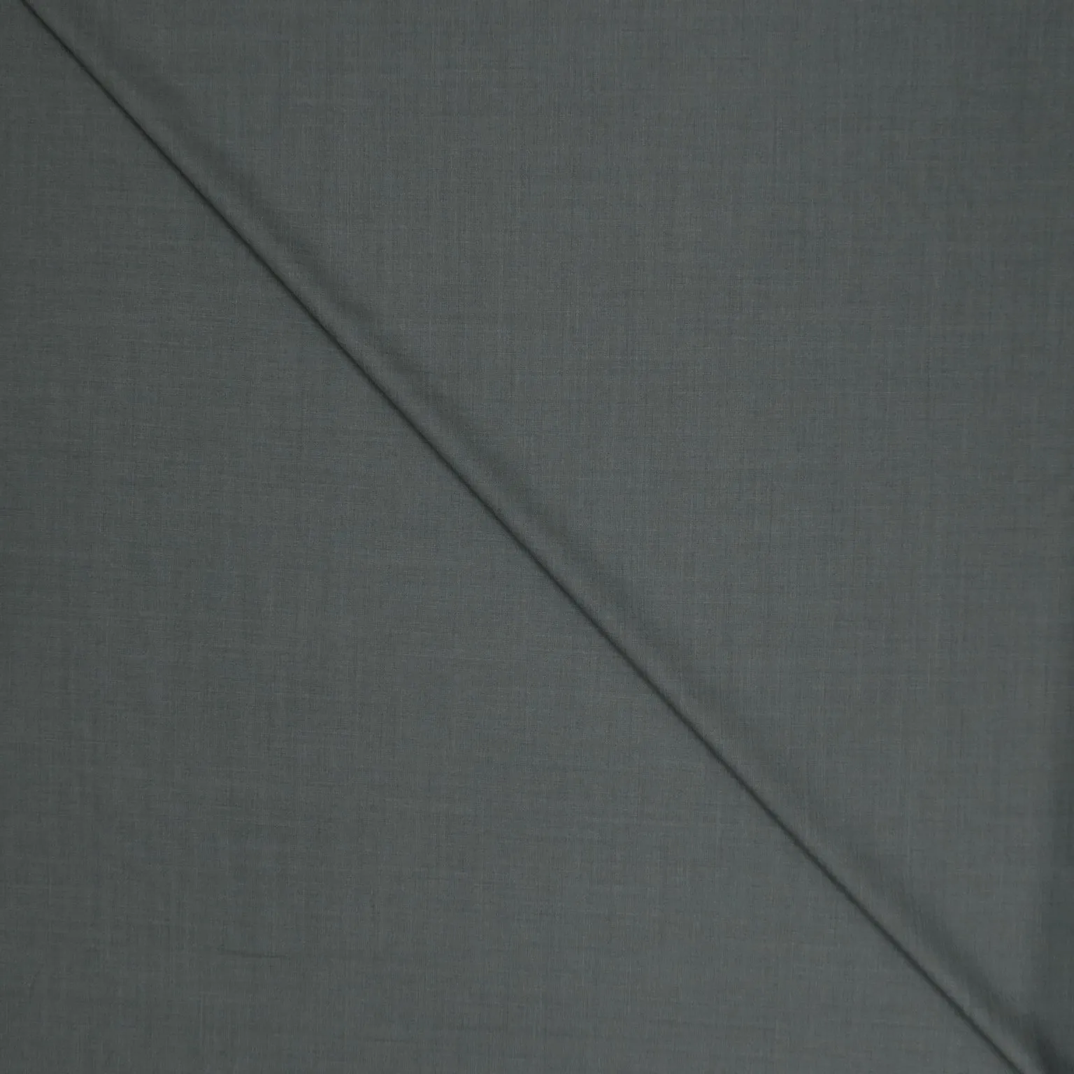 Grey Solid "Trofeo 600" Emenegildo Zegna Wool & Silk Fabric