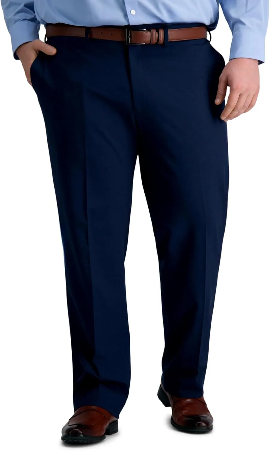 Haggar Mens JMH Premium Stretch Tailored Fit Suit Separates - Pants and Jackets (Big & Tall Sizes)