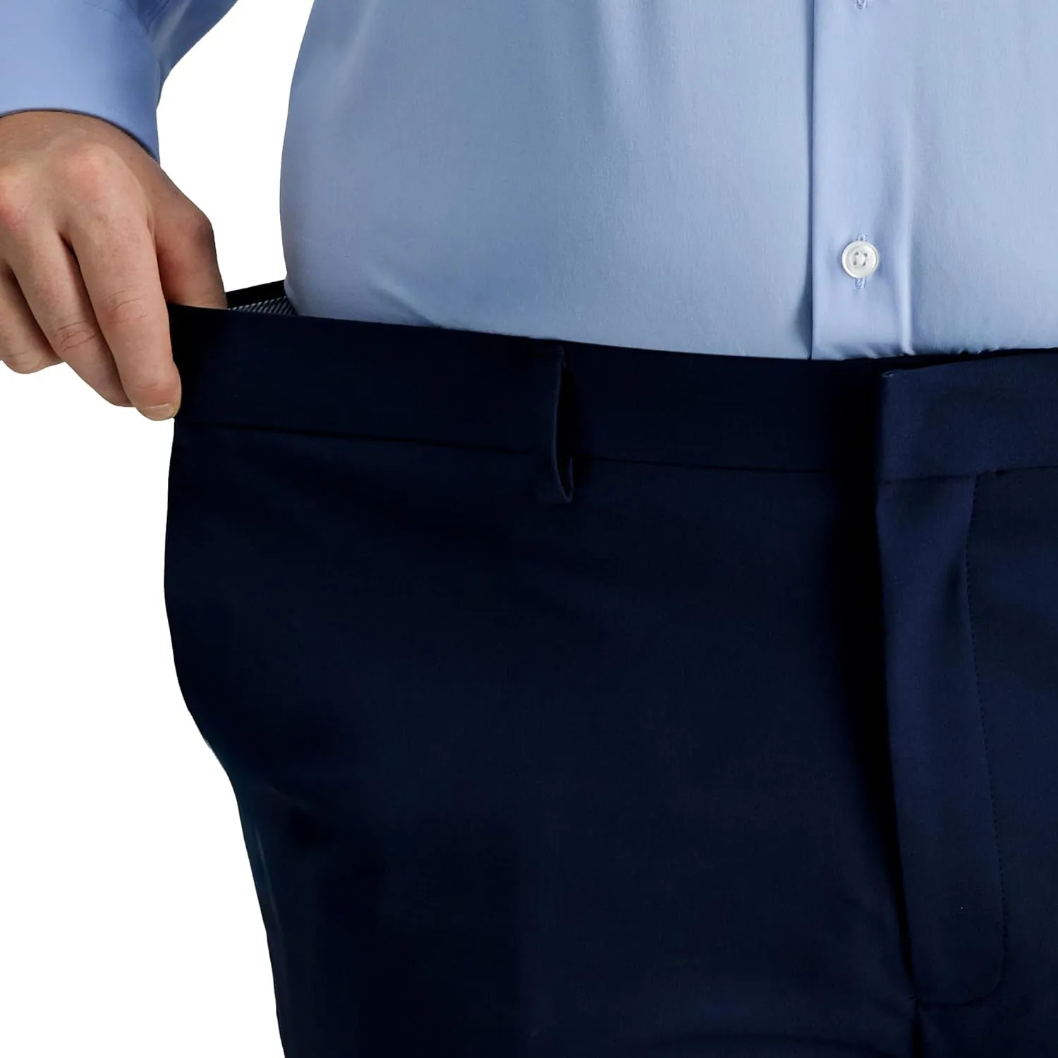 Haggar Mens JMH Premium Stretch Tailored Fit Suit Separates - Pants and Jackets (Big & Tall Sizes)