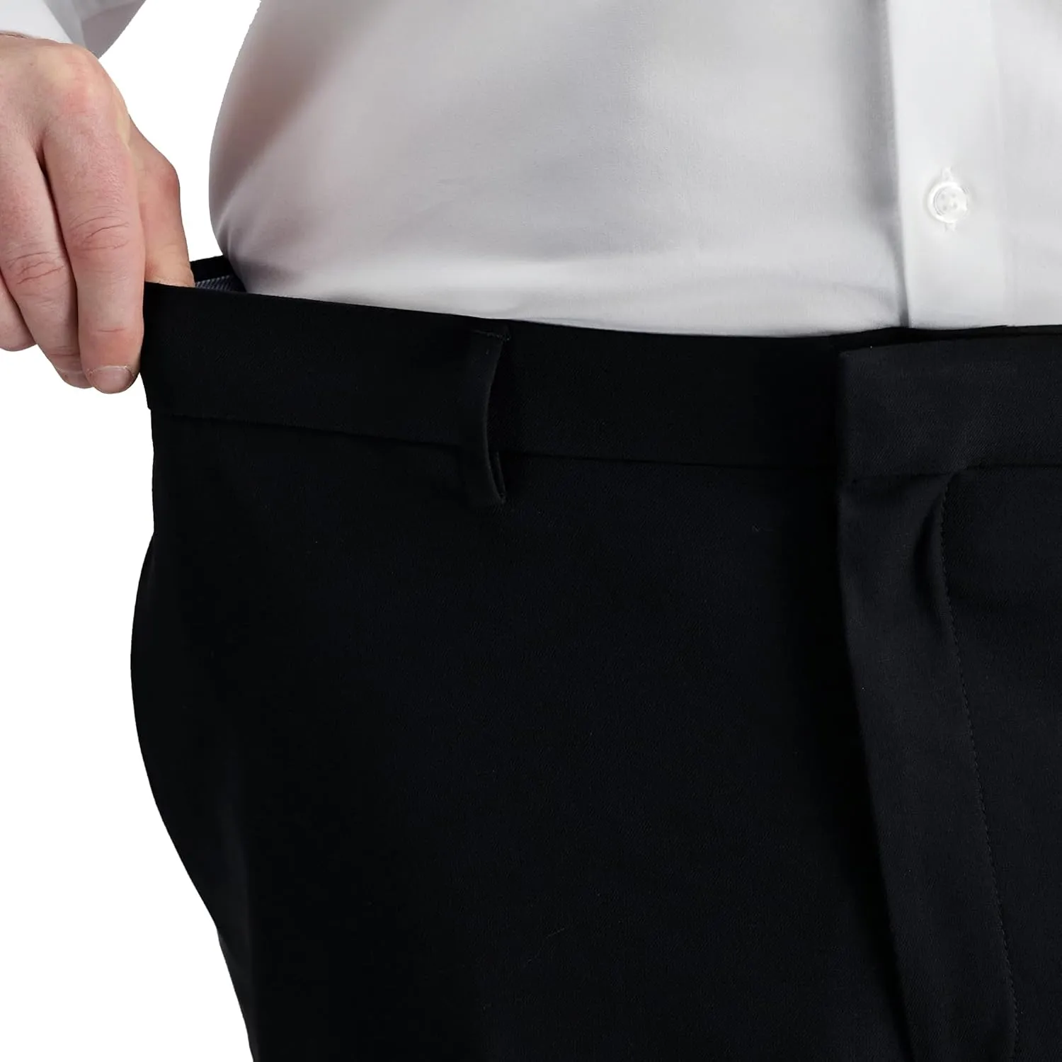 Haggar Mens JMH Premium Stretch Tailored Fit Suit Separates - Pants and Jackets (Big & Tall Sizes)