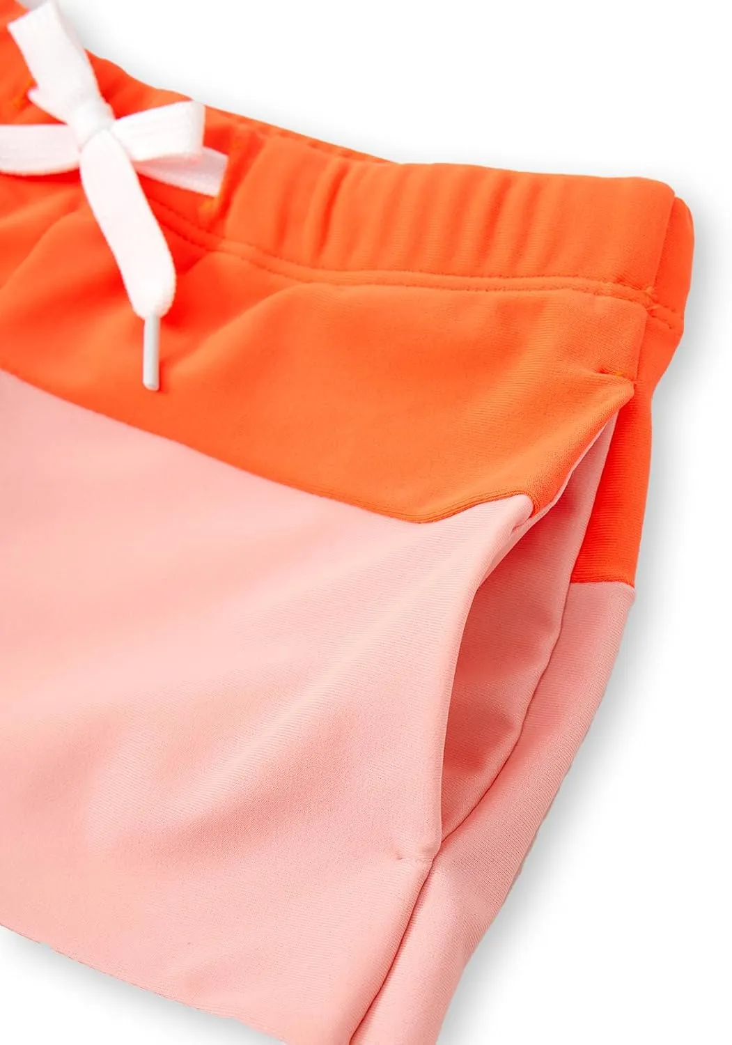 IFFEI Mommy and Me Family Matching Swimsuits Color Block Women One Piece Tummy Control Bathing Suit with Cover Up