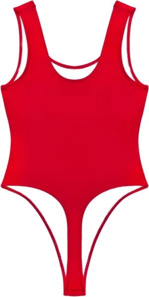 Kepblom Women's High Cut One Piece Swimsuit Thong Swimsuits Sexy Bodysuit for Women