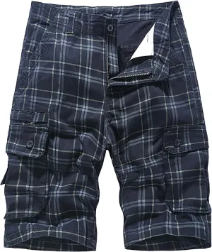 LCMTWX Men's Cargo Shorts with Multi-Pocket and Fashion Summer Leisure Pants Overalls Men's Pants Men Cargo Shorts with