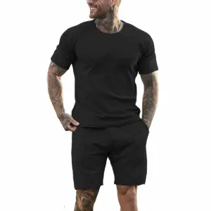 Mens 2 Piece Outfits Fashion Summer Tracksuits Casual Sets 32656491YY
