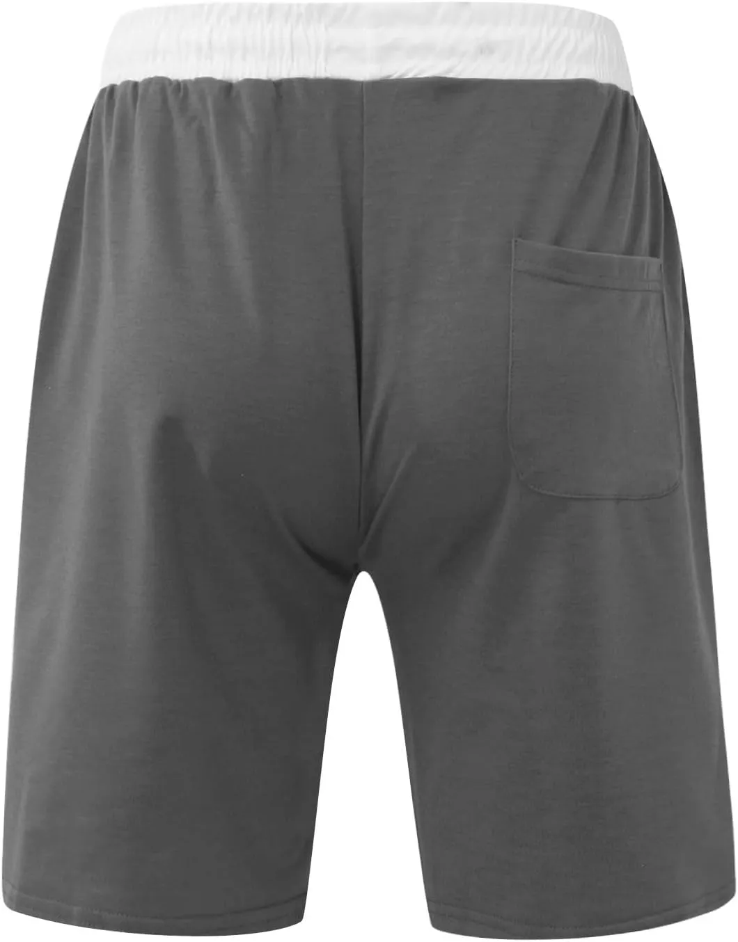 Mens Shorts Casual Classic Fit Drawstring Summer Beach Athletic Shorts with Elastic Waist and Pockets, M-3XL