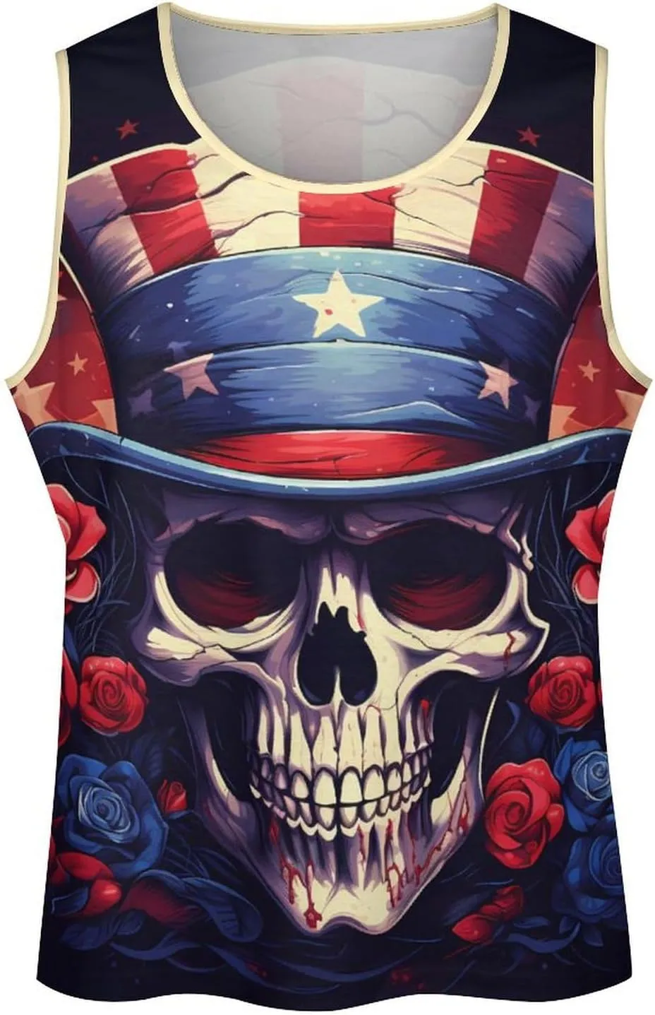 Men's Tank Tops Casual Undershirts Summer Cool Big and Tall Vest Sleeveless Crewneck Workout Cotton Tank Tops for Men