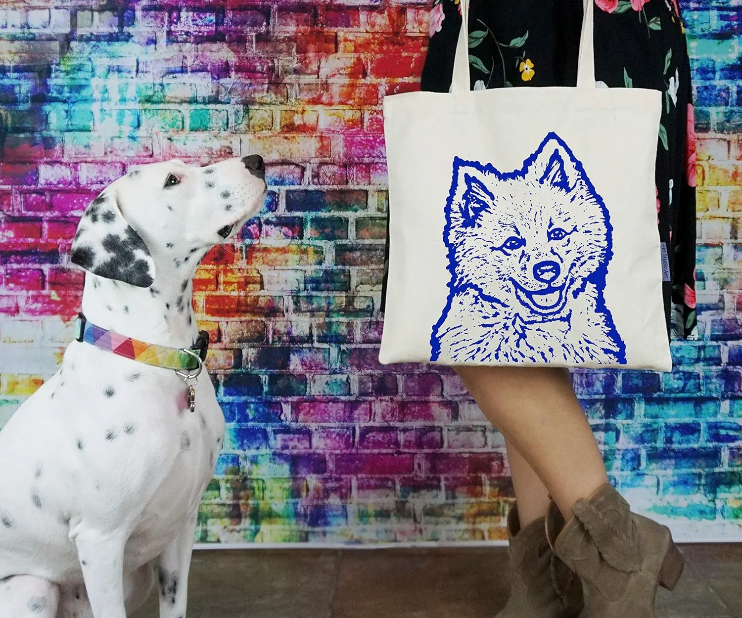 Pet Studio Art Dog Tote Bag