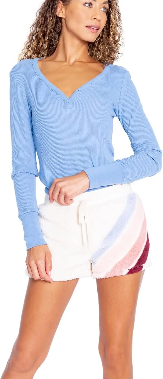 PJ Salvage Women's Loungewear Plush & Thermal Short