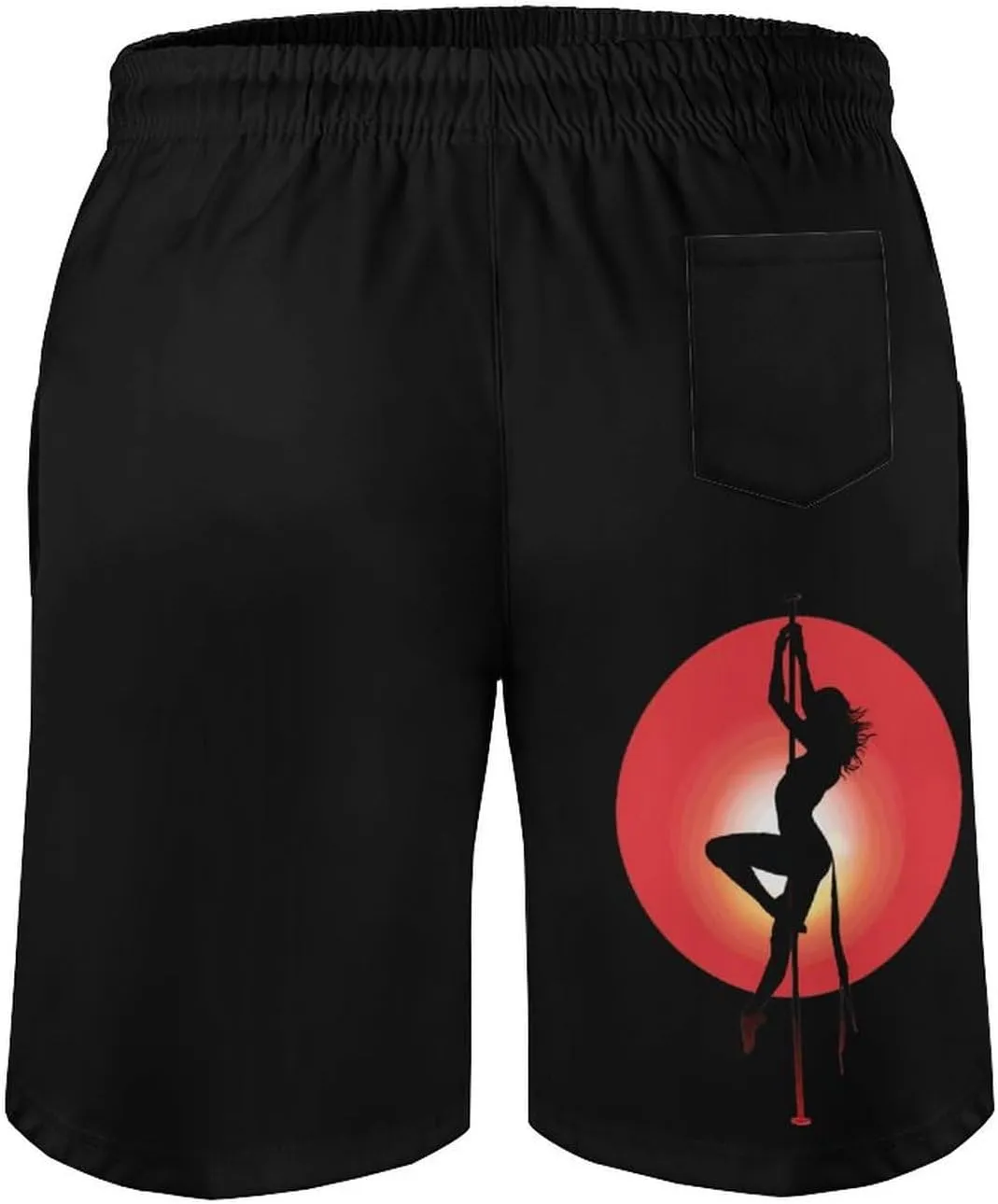 Pole Fitness Dance Men's Swim Trunks Quick Dry Board Shorts Breathable Summer Beach Shorts Bathing Suits