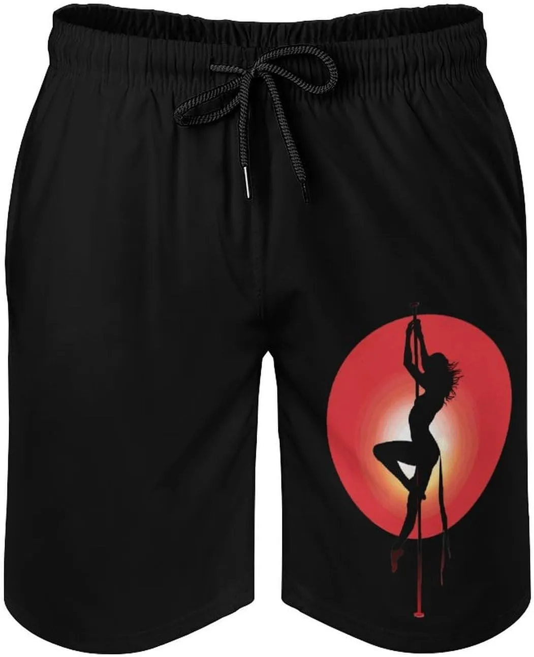 Pole Fitness Dance Men's Swim Trunks Quick Dry Board Shorts Breathable Summer Beach Shorts Bathing Suits