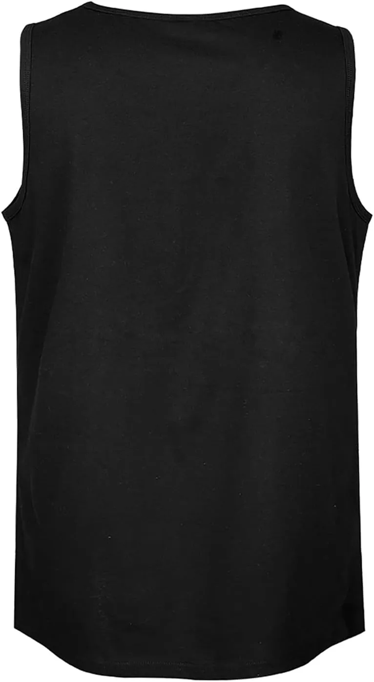 Purple Awareness Ribbon Mens Tank Top Cotton Undershirt Crewneck Sleeveless Shirt for Summer