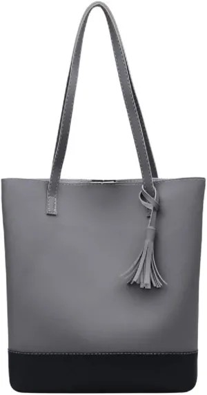 Purses and Handbags for Women PU Leather Designer Tote Fashion Ladies Shoulder Bags Tassel Girls Top-Handle Bags