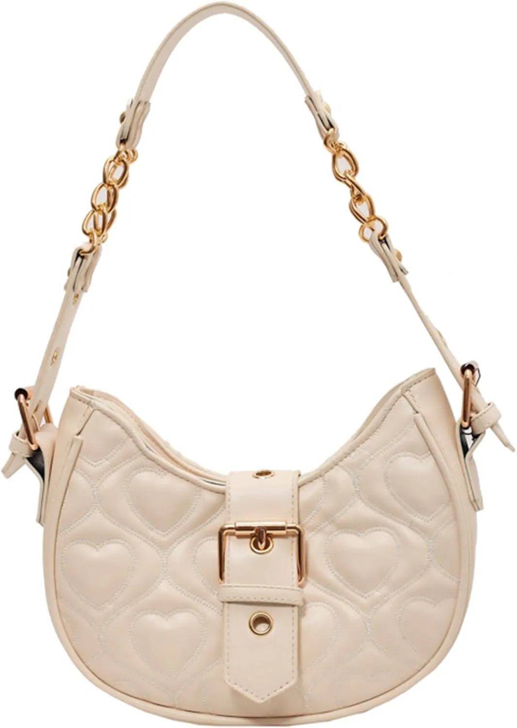 Purses for Women Quilted Crossbody Bags Crescent Hobo Y2k Purse for women Casual Handbag Satchel Bag