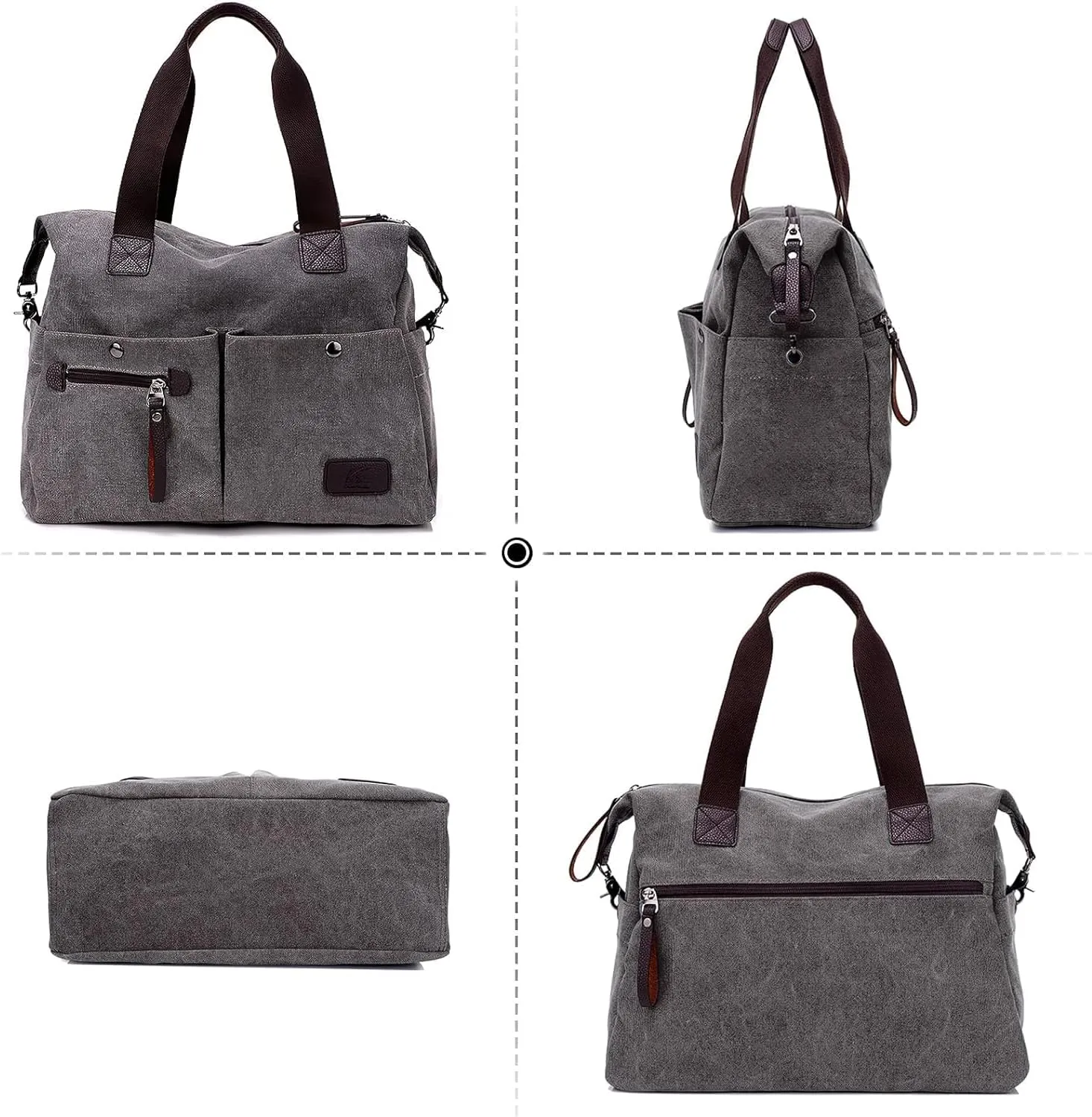 Retro Women Handbags Ladies Canvas Shoulder Bag Large Messenger Bag