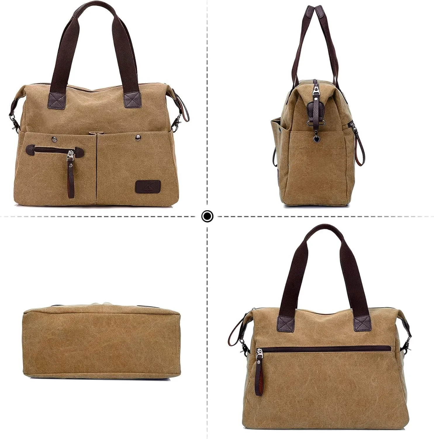 Retro Women Handbags Ladies Canvas Shoulder Bag Large Messenger Bag