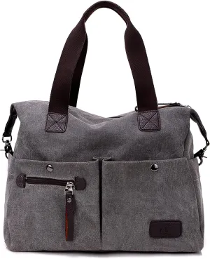 Retro Women Handbags Ladies Canvas Shoulder Bag Large Messenger Bag