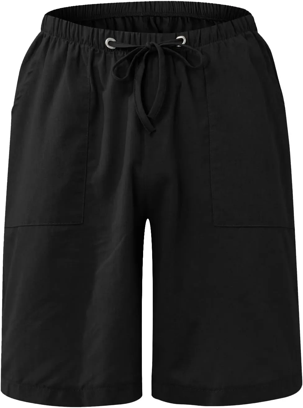 RTRDE Men's Summer Casual Beach Shorts Drawstring Lightweight Elastic Waist Walking Shorts with Pockets Trendy, M-5XL