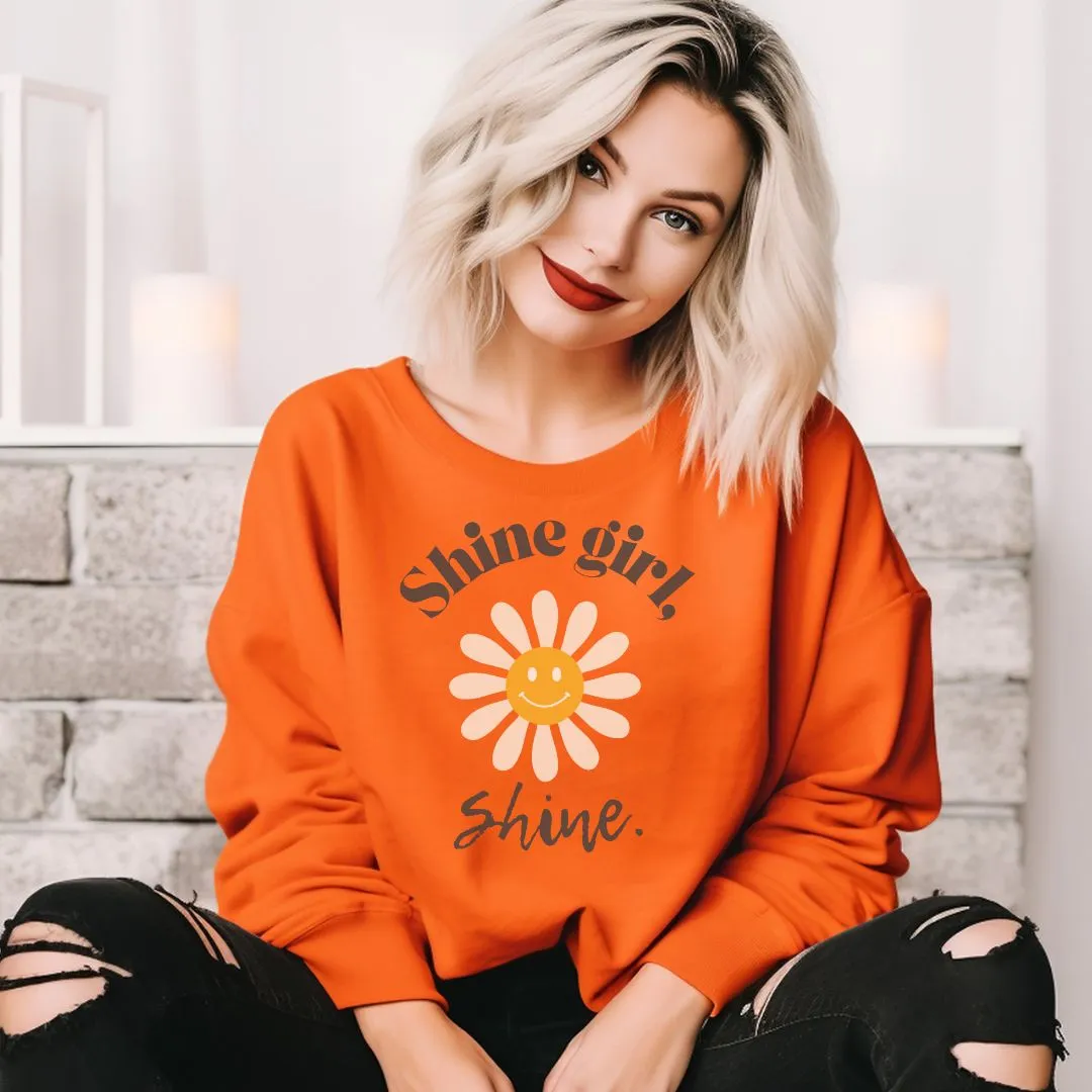 Shine Girl, Shine Cute Sweatshirt Outfit