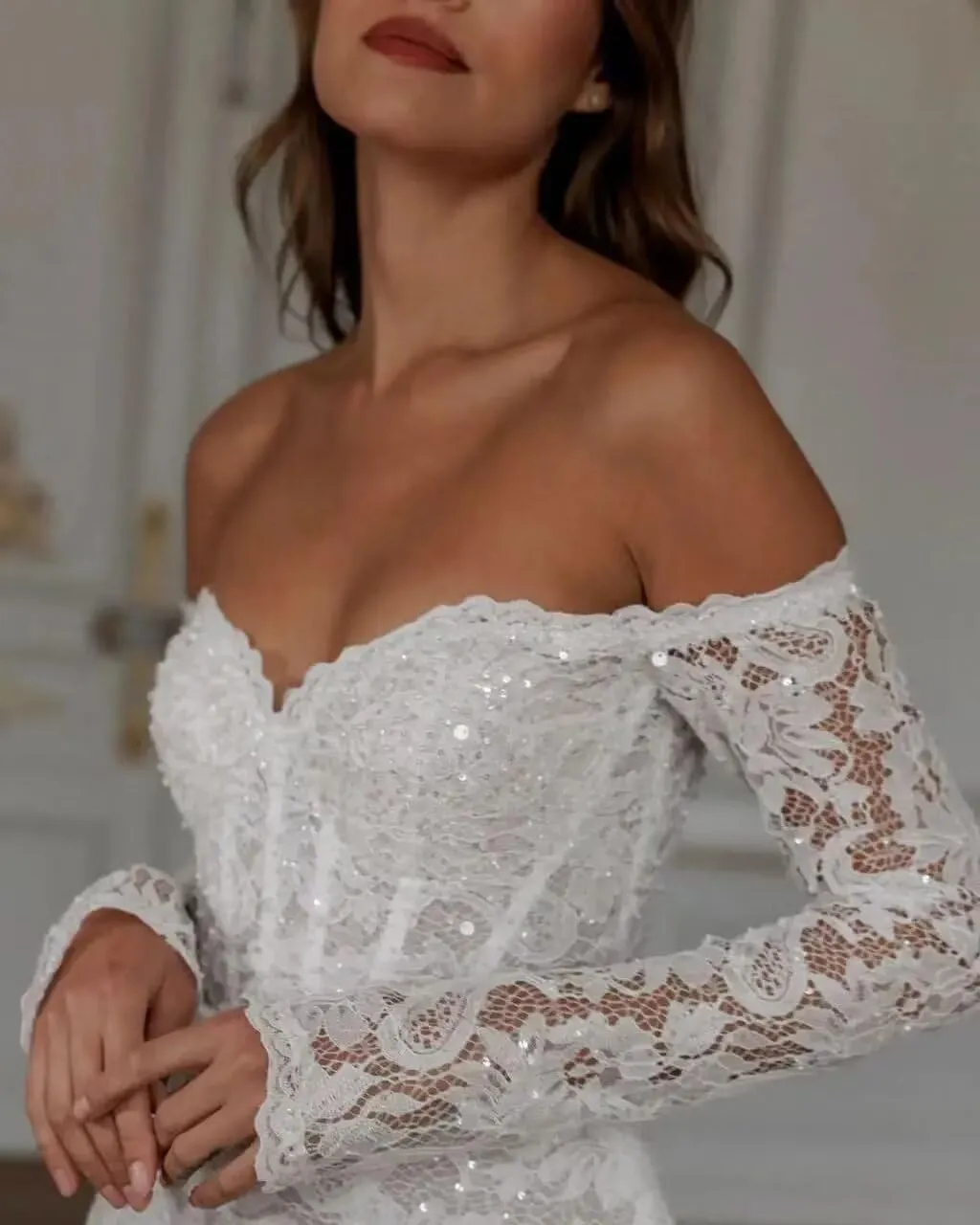 Short Wedding Dresses for Bride 2025 Lace Applique 3D Flower Tulle Mini Boho Bridal Gowns for Wedding
