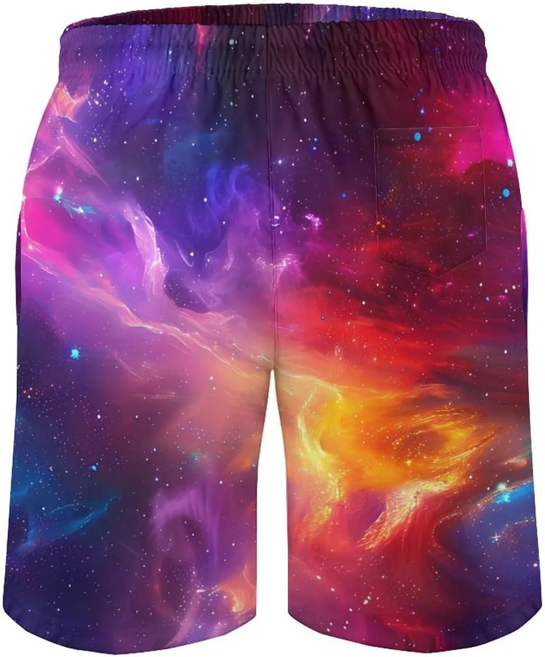 Starry Night Men's Swim Trunks Quick Dry Board Shorts Breathable Summer Beach Shorts Bathing Suits