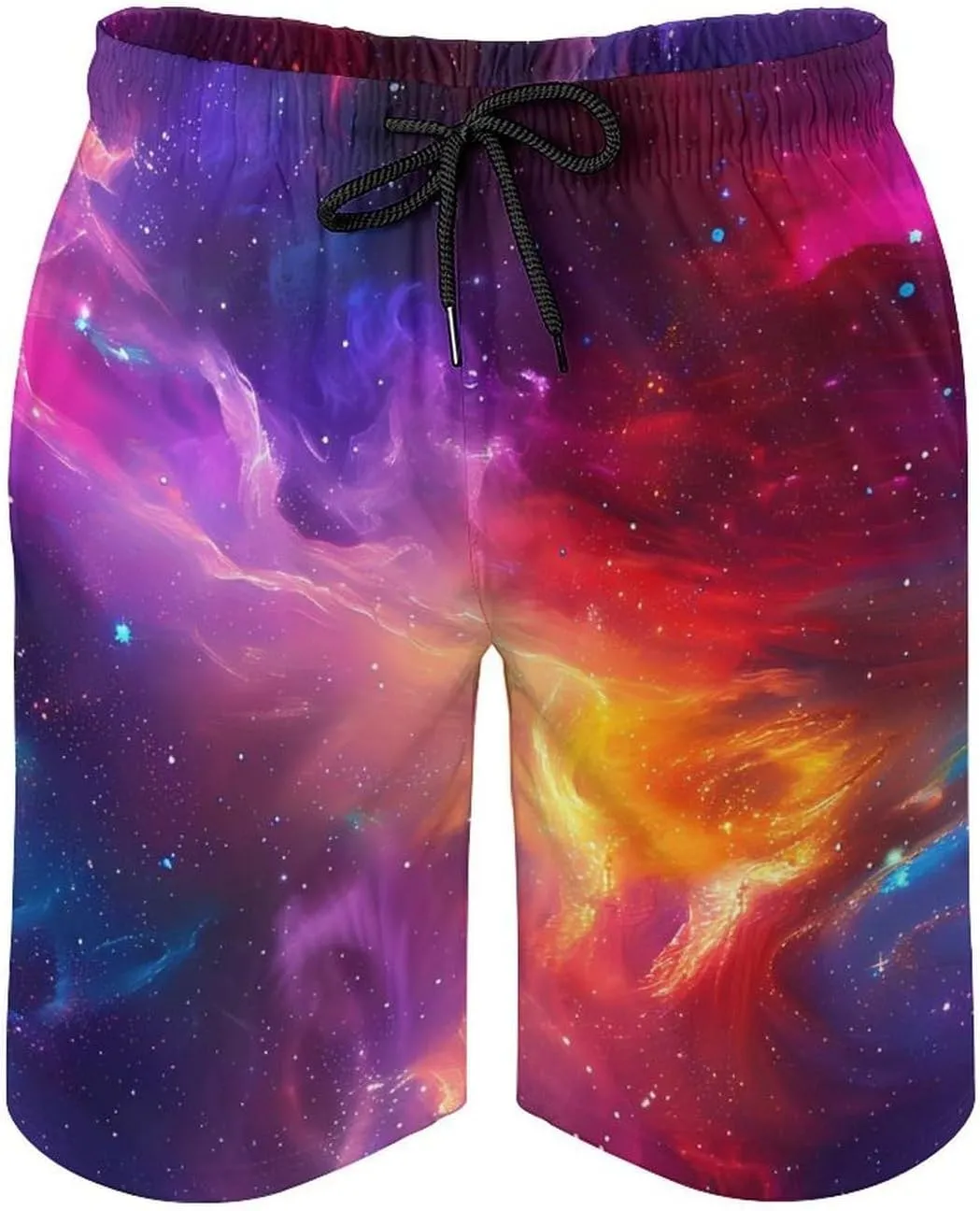 Starry Night Men's Swim Trunks Quick Dry Board Shorts Breathable Summer Beach Shorts Bathing Suits