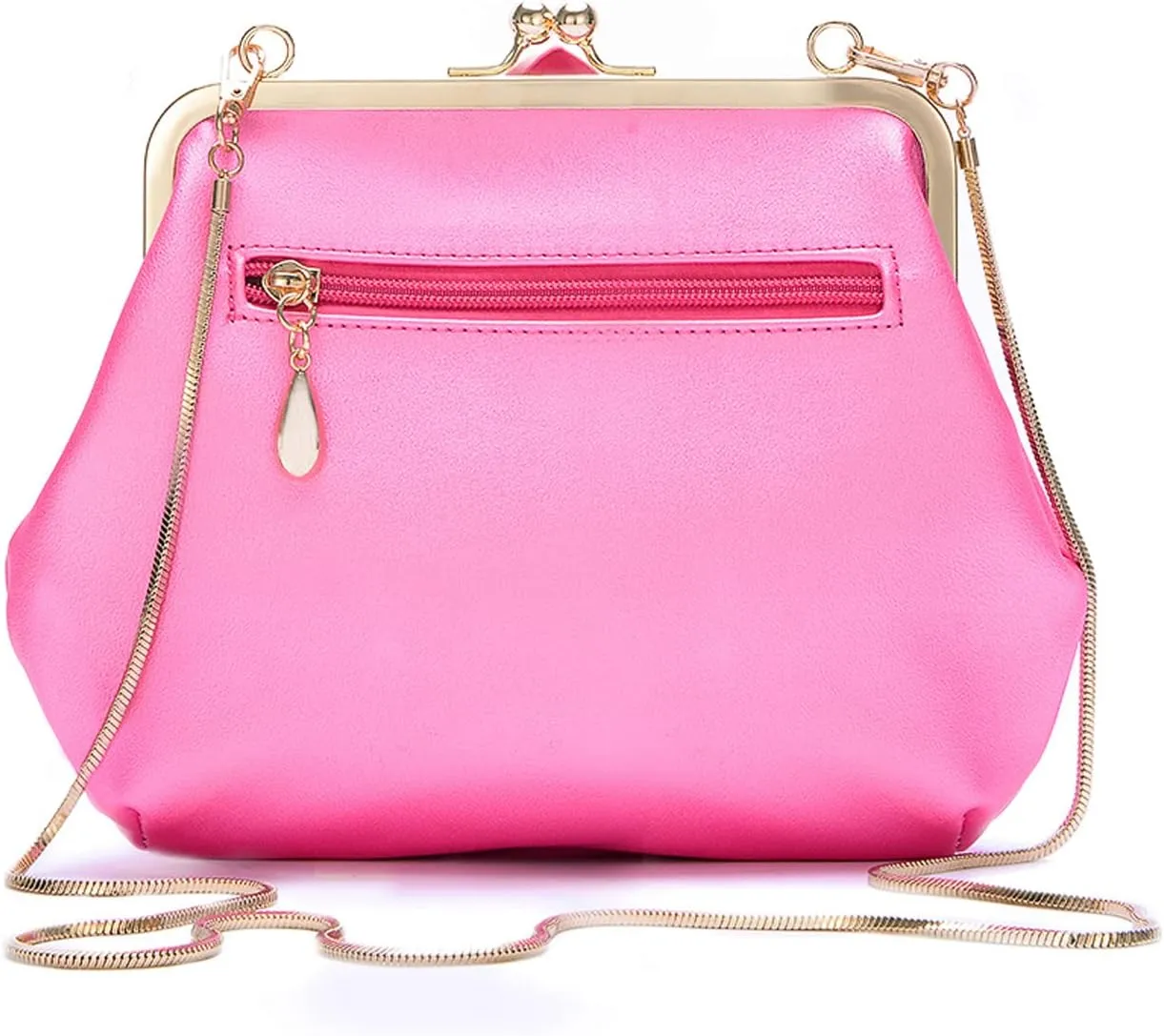 SUNROLAN Women Leather Formal Purses Handbags Chains Shoulder Bag Satchel Purse Floral Wedding Wallets