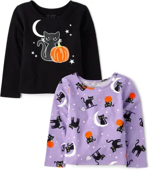 The Children's Place baby-girls And Toddler Girl Long Sleeve Shirts 3-pack