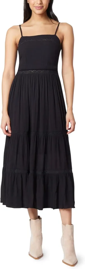 WallFlower Women's Adele Rayon Tiered Maxi Dress